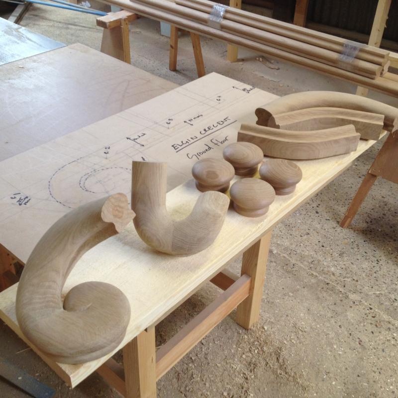 Bespoke handrails for staircases