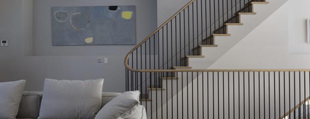 Hand built staircase